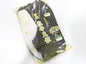 未使用品　男物黒朱子足袋(25.5センチ・4枚コハゼ)
